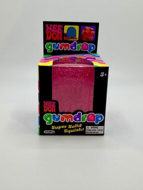 NEE DOH Gumdrop Super Solid Squish Toy (Color Varies)